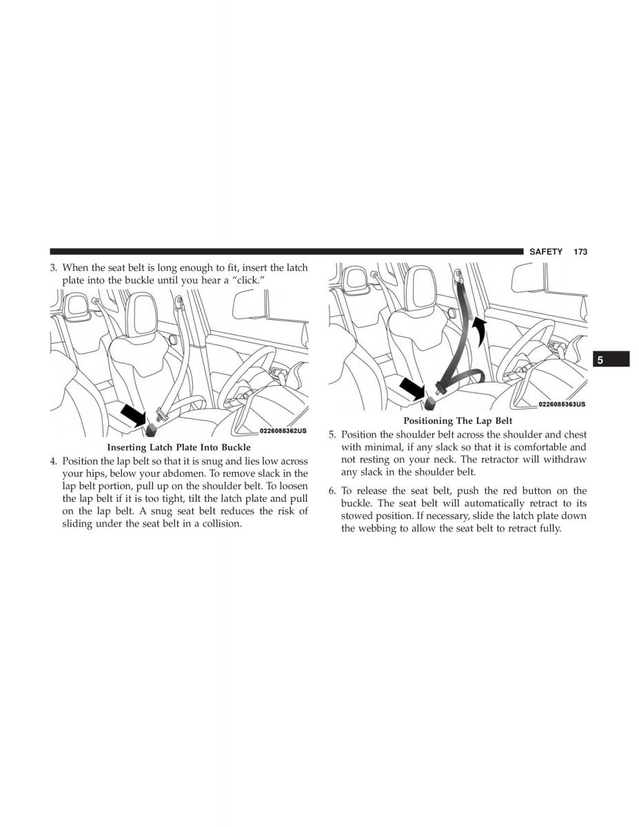 Jeep Compass II 2 owners manual / page 174