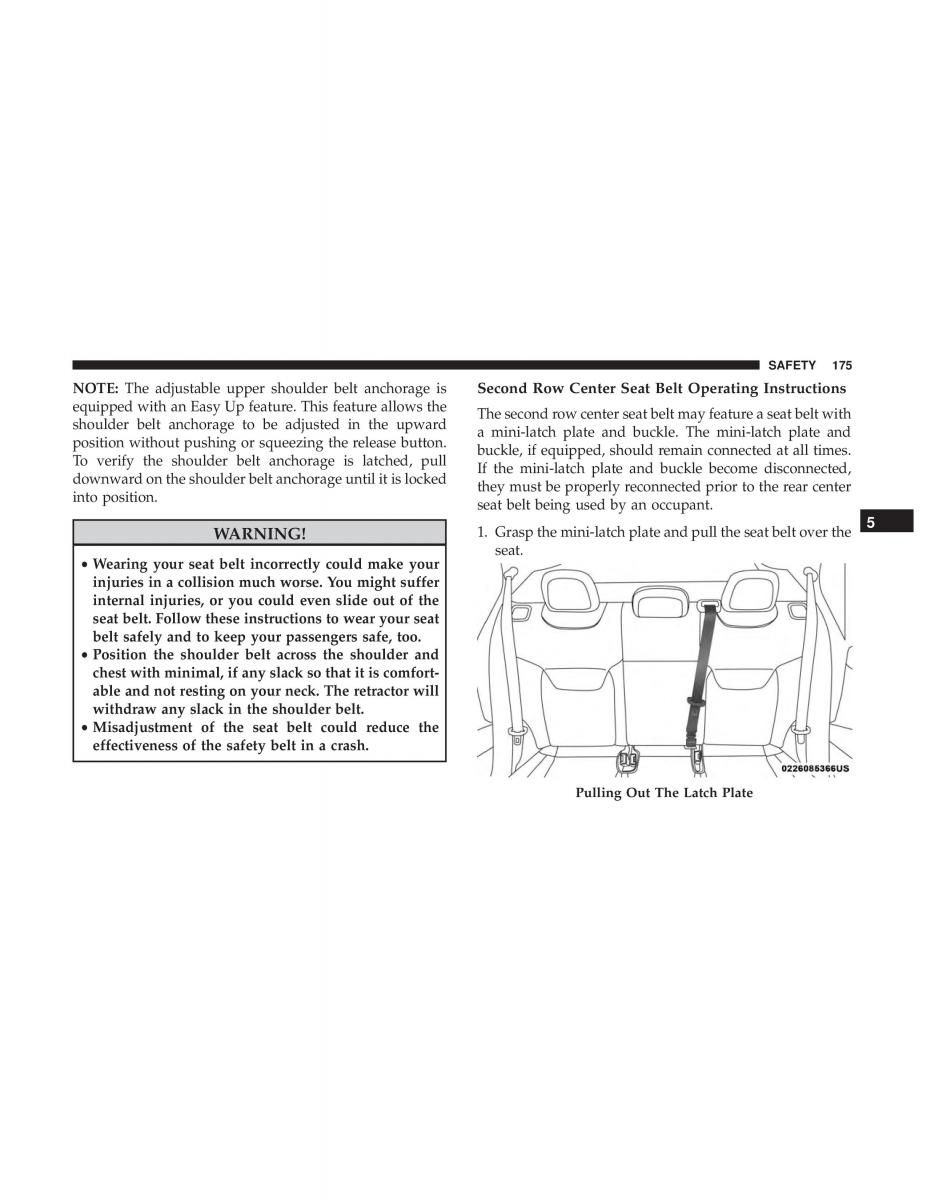 Jeep Compass II 2 owners manual / page 176