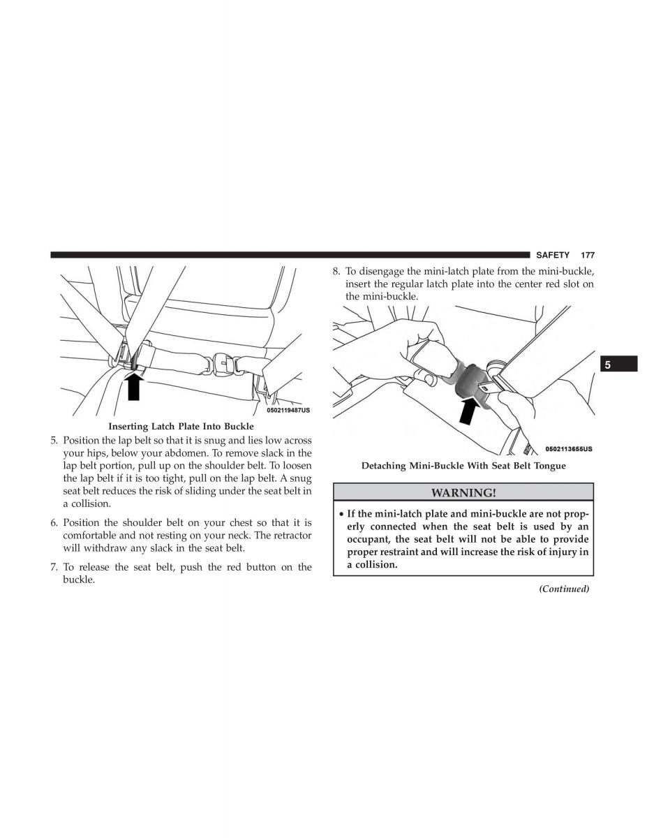 Jeep Compass II 2 owners manual / page 178