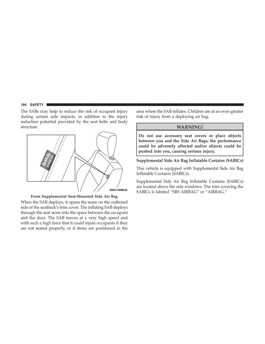 Jeep Compass II 2 owners manual / page 195