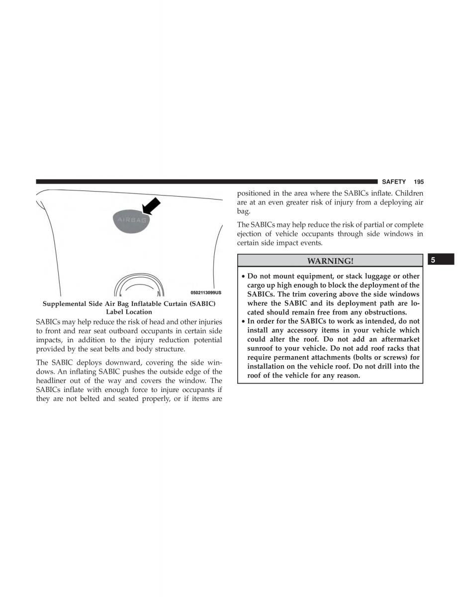 Jeep Compass II 2 owners manual / page 196