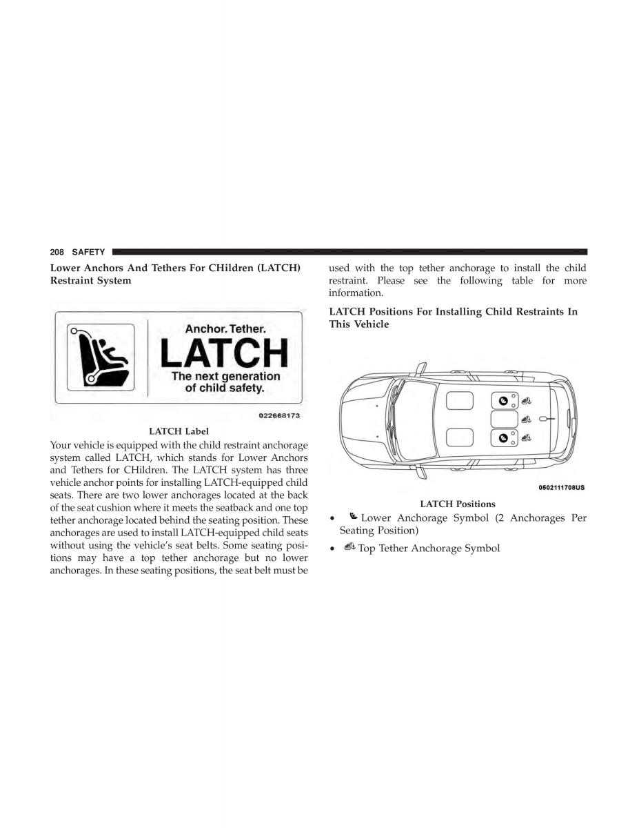 Jeep Compass II 2 owners manual / page 209