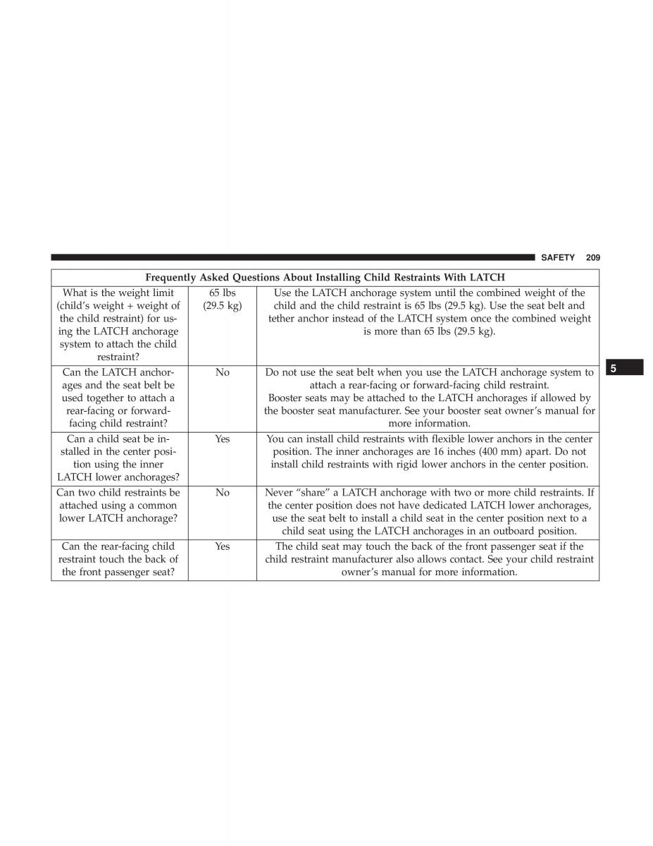 Jeep Compass II 2 owners manual / page 210