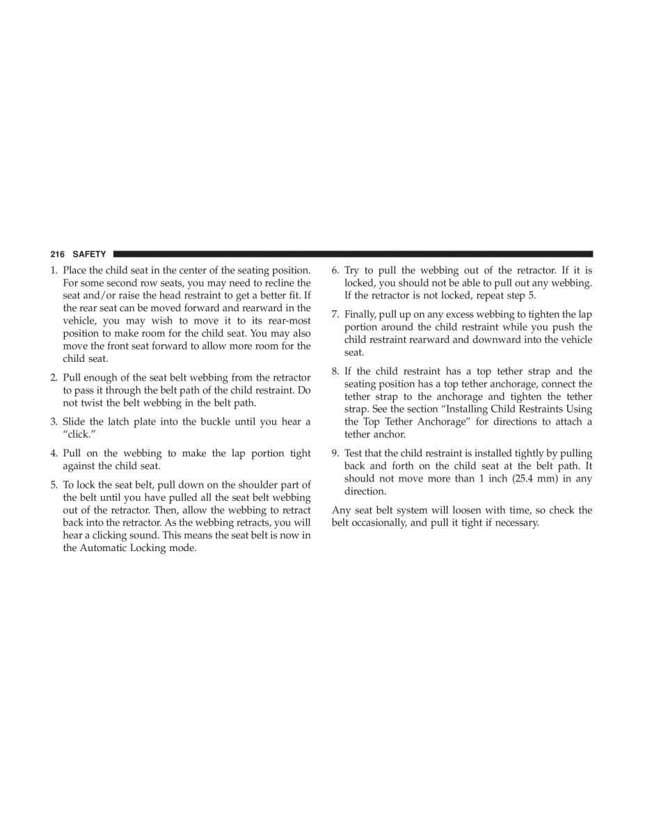 Jeep Compass II 2 owners manual / page 217