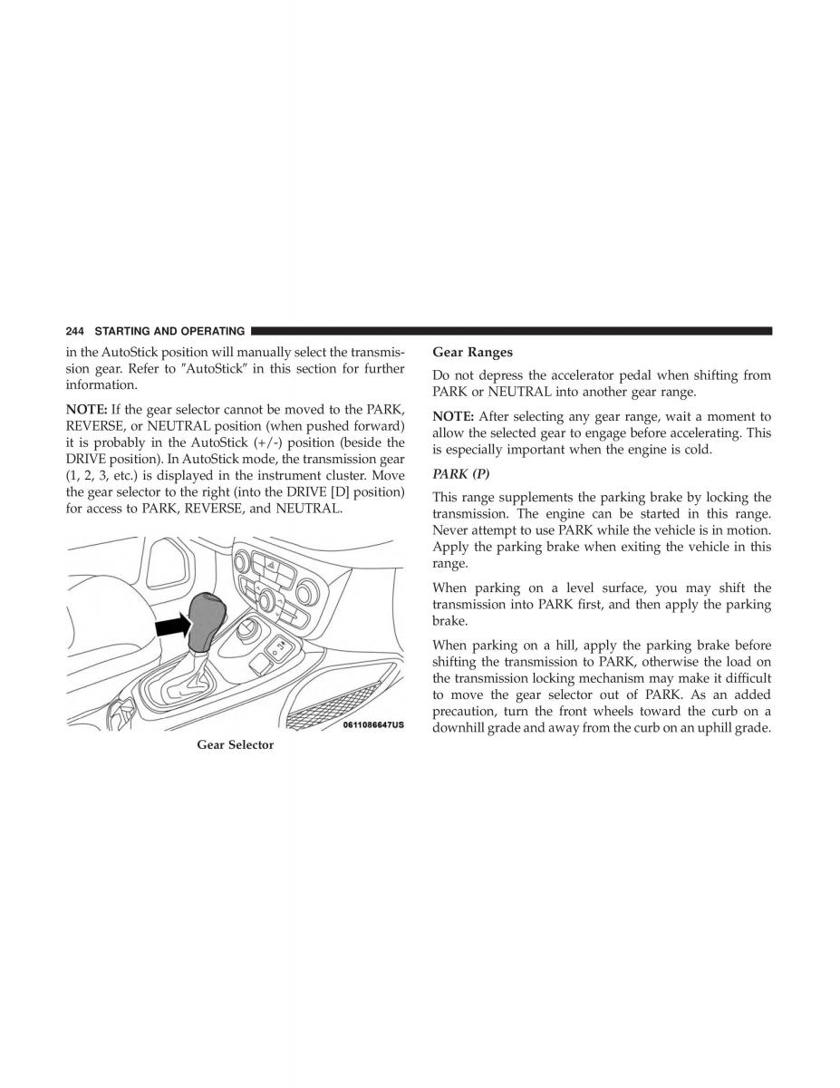 Jeep Compass II 2 owners manual / page 245