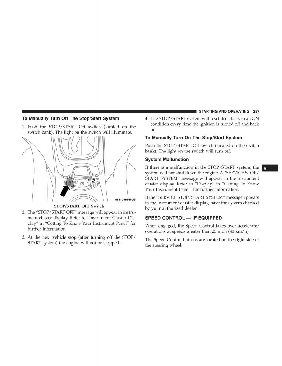 Jeep Compass II 2 owners manual / page 258