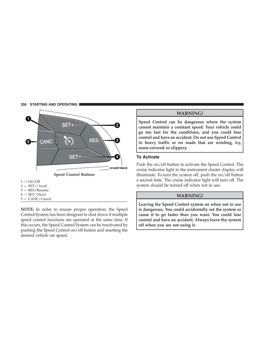 Jeep Compass II 2 owners manual / page 259