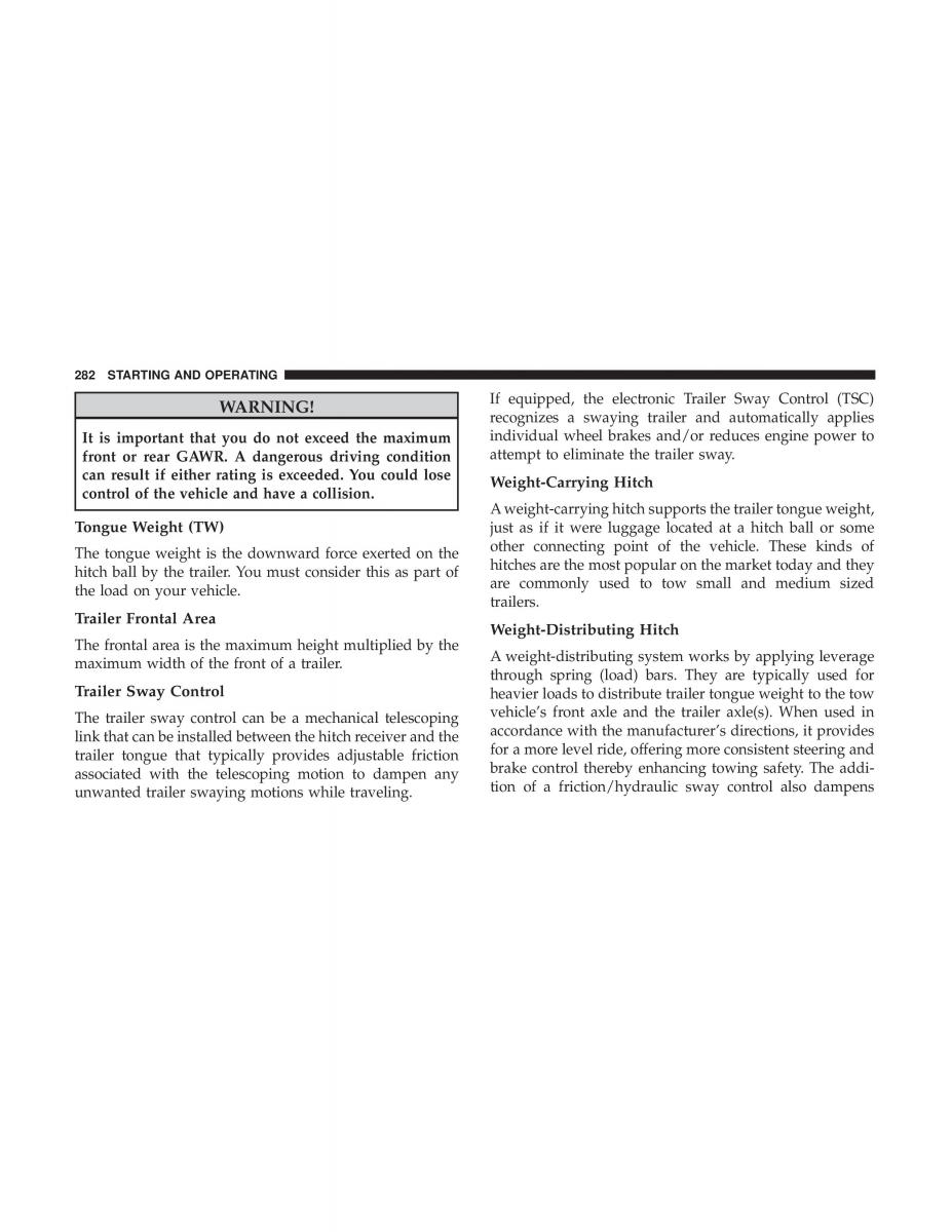 Jeep Compass II 2 owners manual / page 283