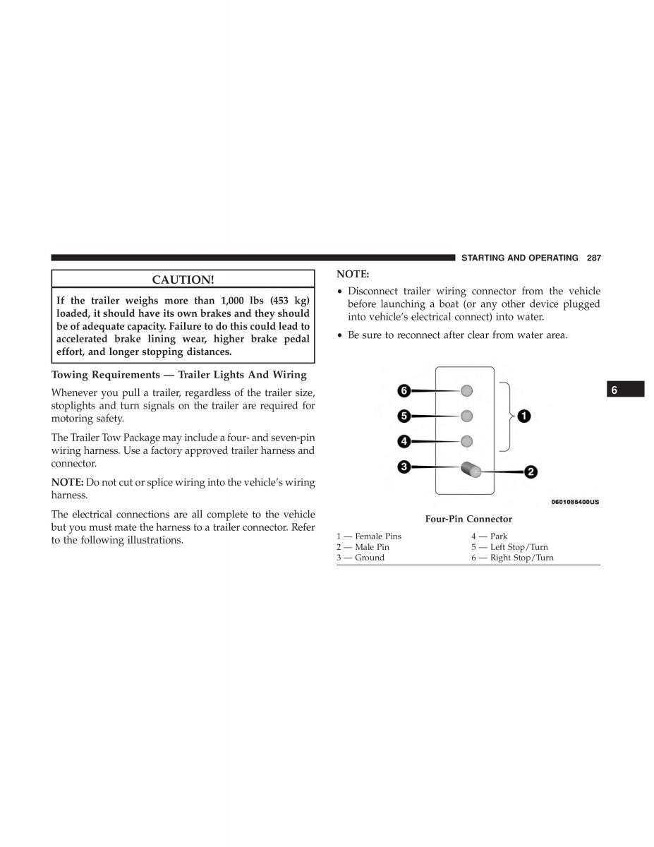 Jeep Compass II 2 owners manual / page 288