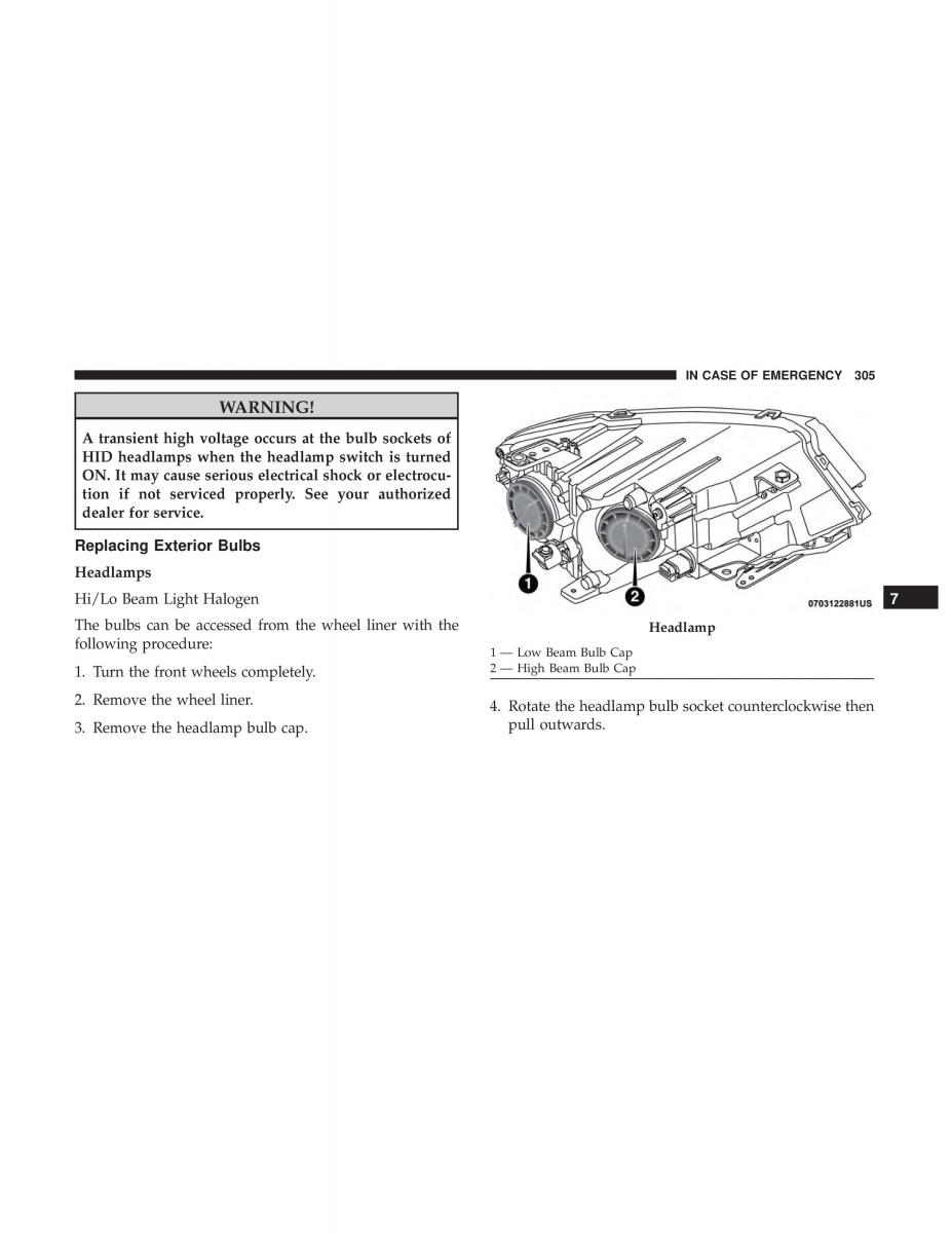 Jeep Compass II 2 owners manual / page 306