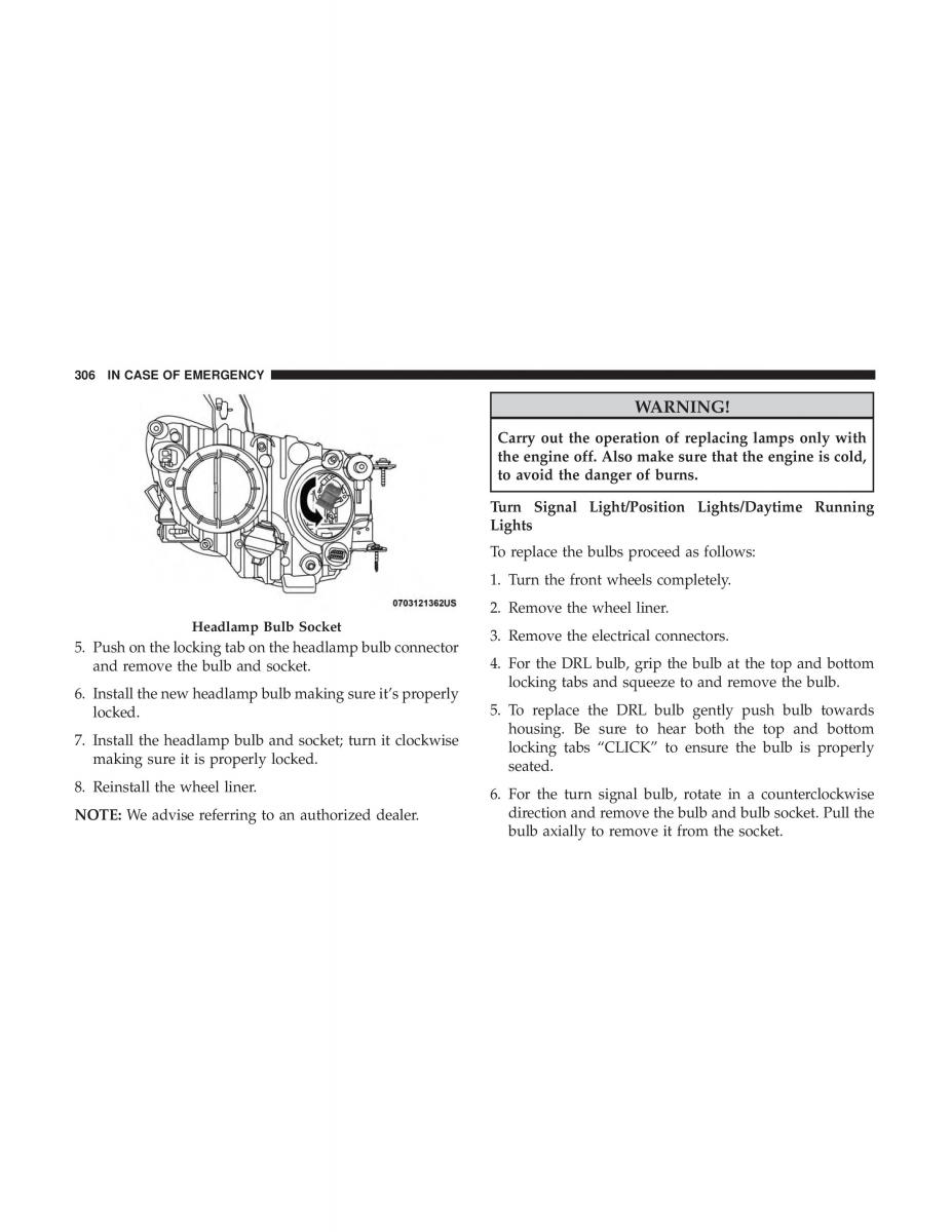 Jeep Compass II 2 owners manual / page 307