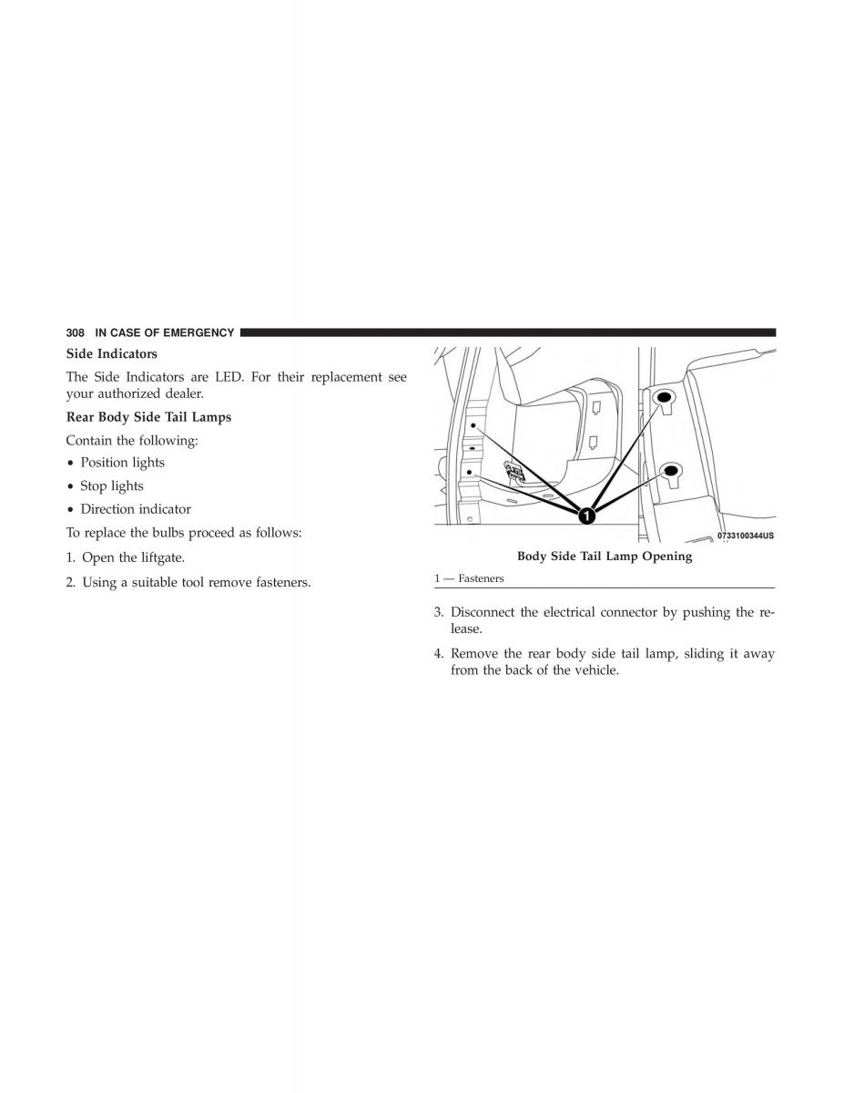 Jeep Compass II 2 owners manual / page 309