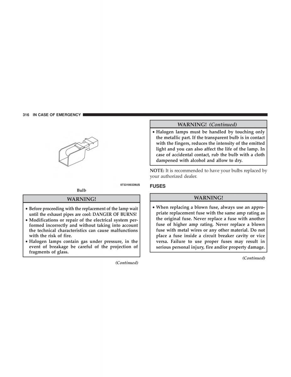 Jeep Compass II 2 owners manual / page 317