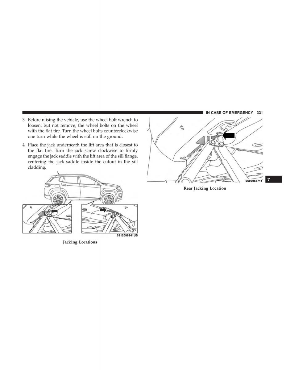 Jeep Compass II 2 owners manual / page 332