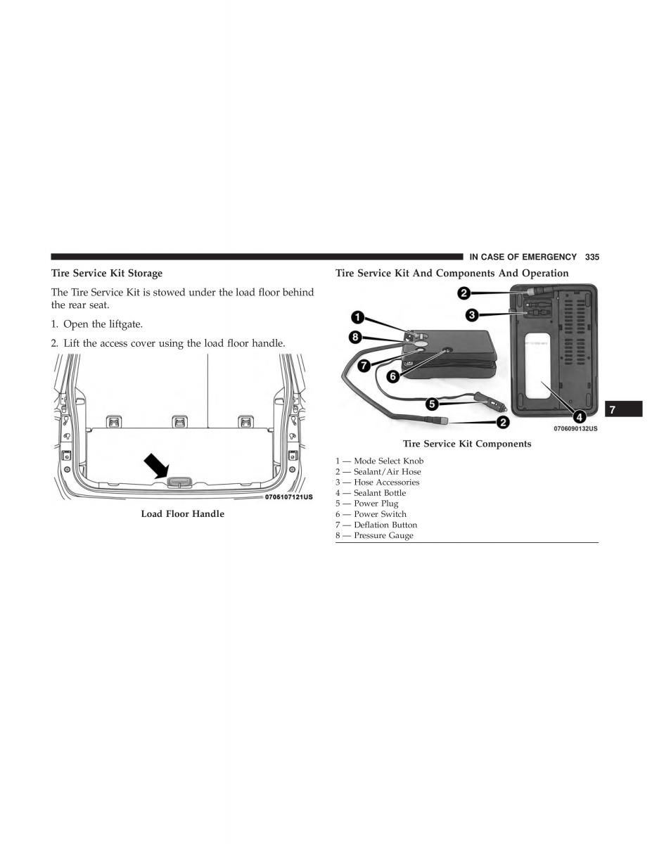 Jeep Compass II 2 owners manual / page 336