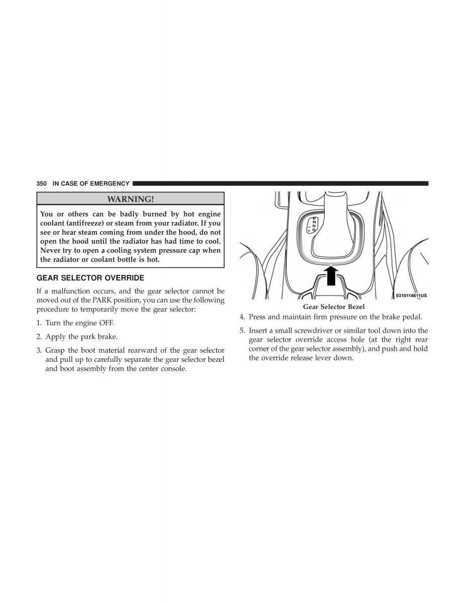 Jeep Compass II 2 owners manual / page 351