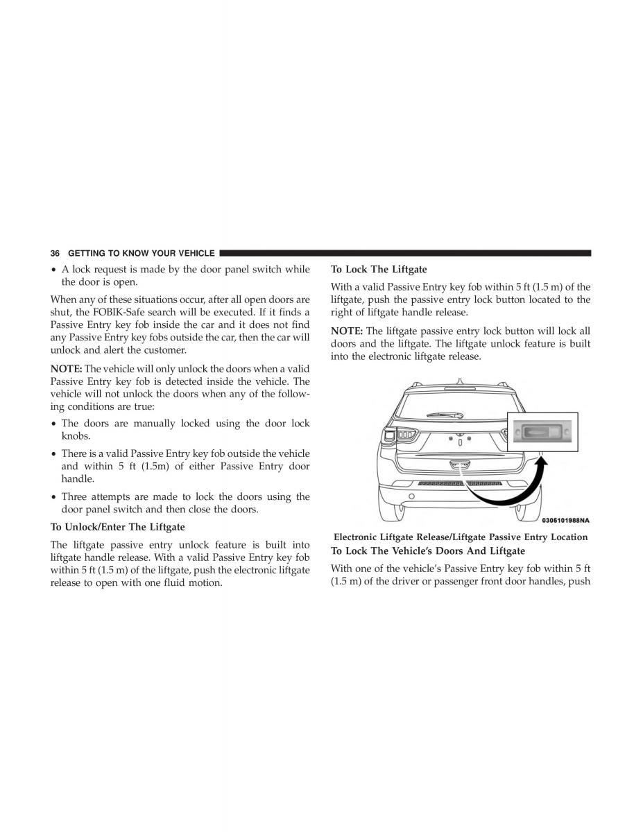 Jeep Compass II 2 owners manual / page 38