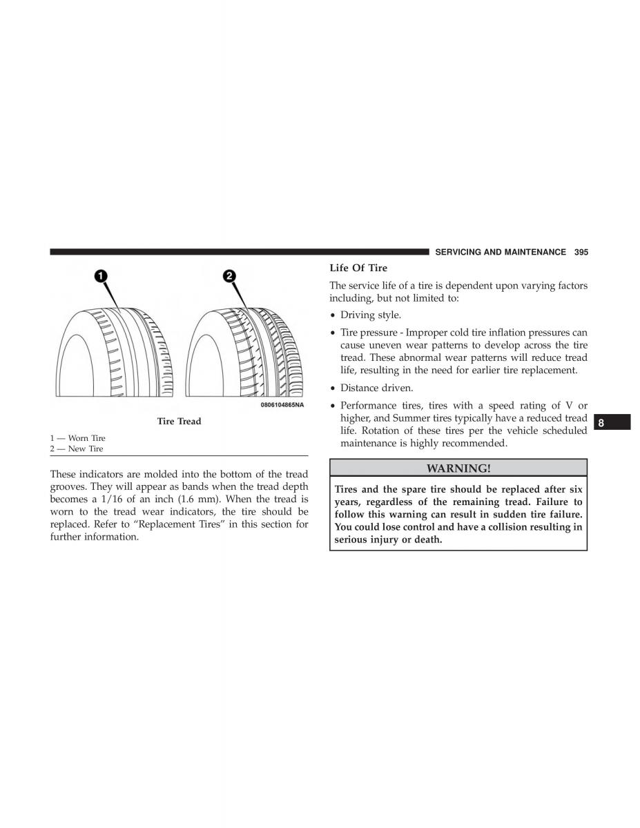 Jeep Compass II 2 owners manual / page 396