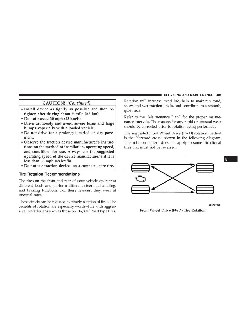 Jeep Compass II 2 owners manual / page 402