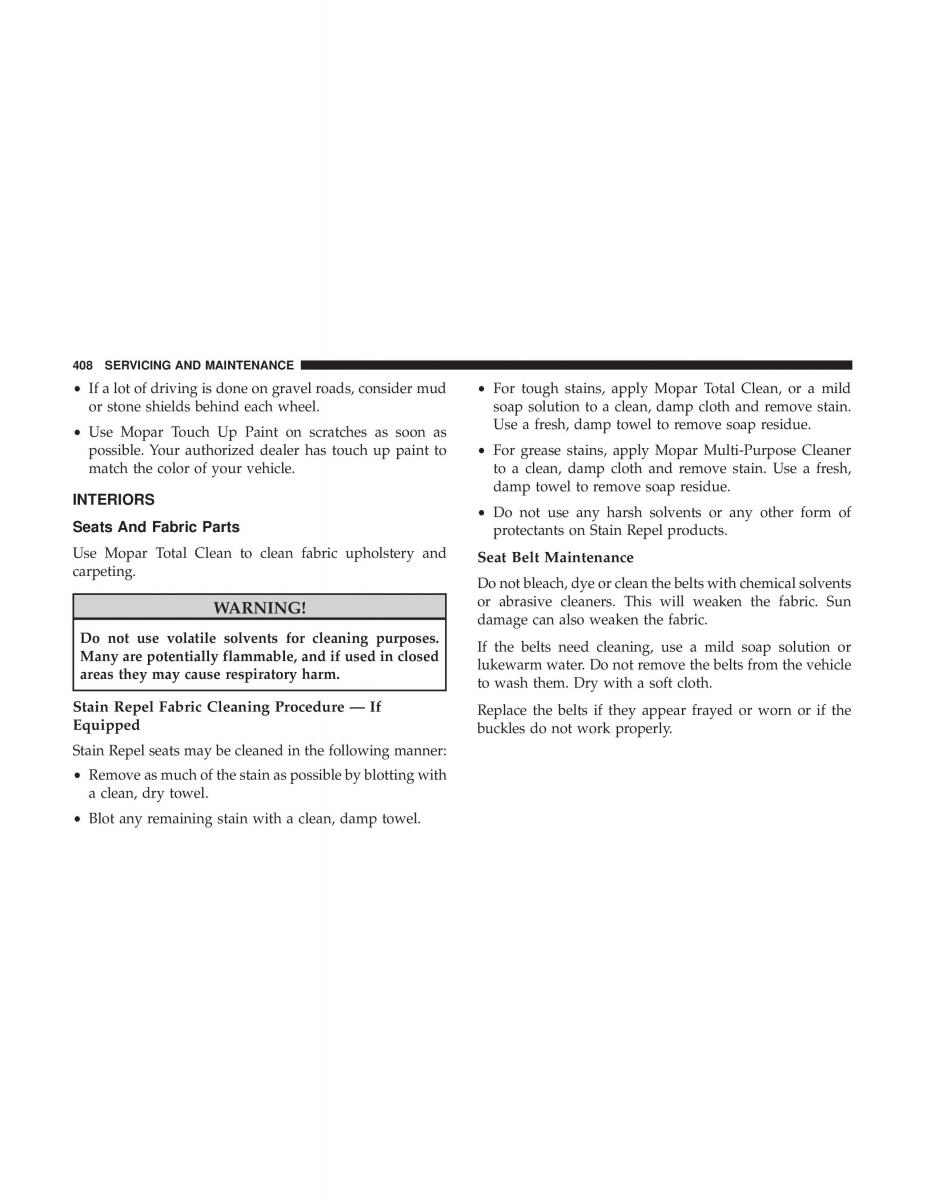 Jeep Compass II 2 owners manual / page 409