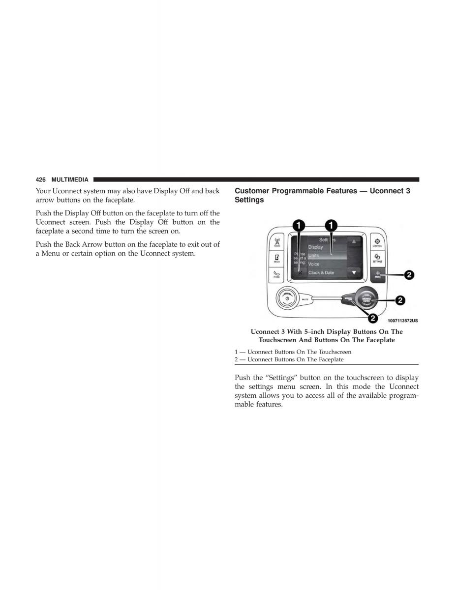 Jeep Compass II 2 owners manual / page 427