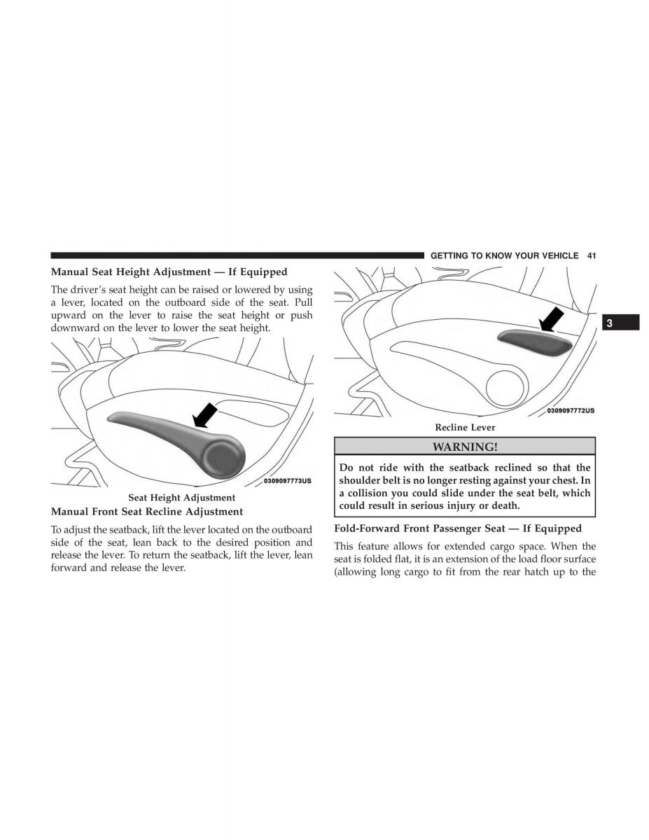 Jeep Compass II 2 owners manual / page 43