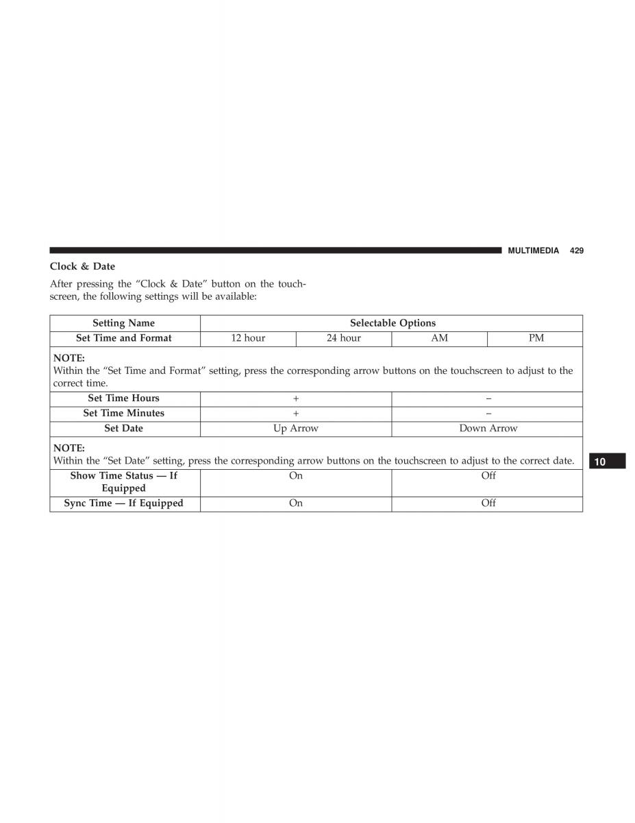 Jeep Compass II 2 owners manual / page 430