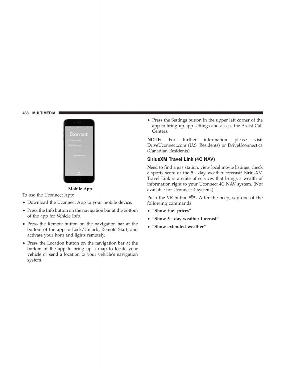 Jeep Compass II 2 owners manual / page 489