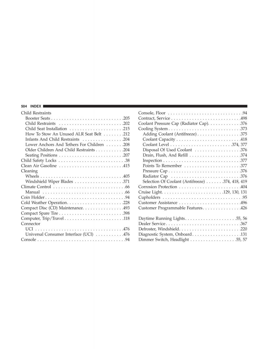 Jeep Compass II 2 owners manual / page 505