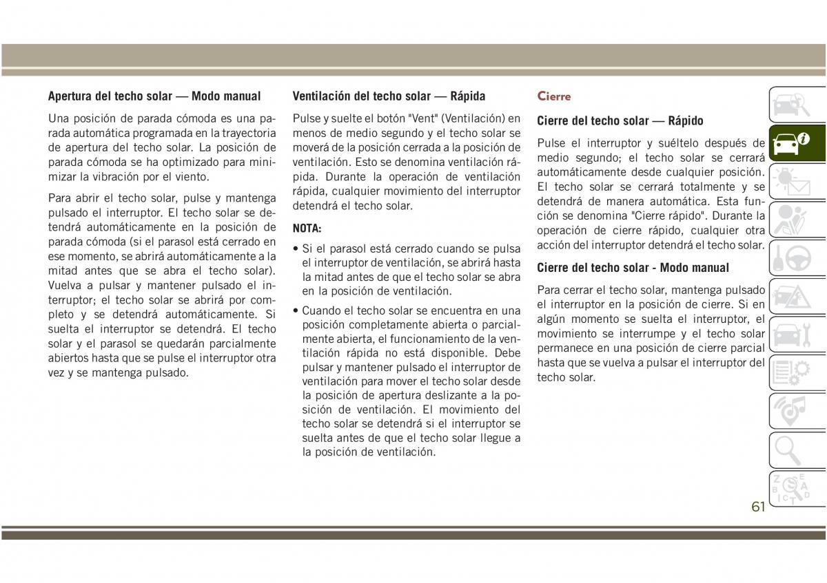 Jeep Compass II 2 manual del propietario / page 63