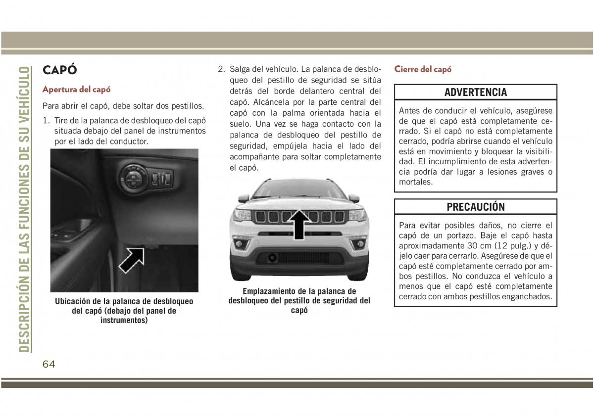 Jeep Compass II 2 manual del propietario / page 66