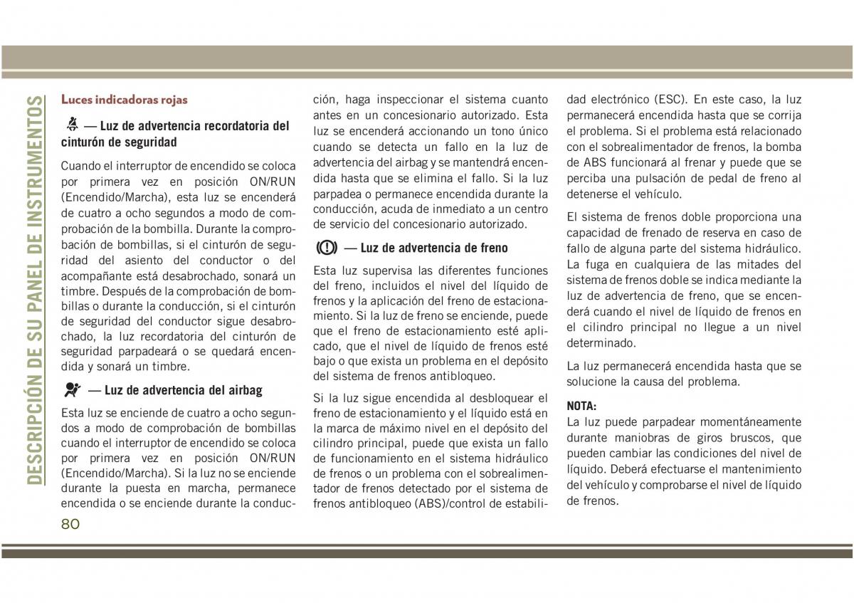 Jeep Compass II 2 manual del propietario / page 82