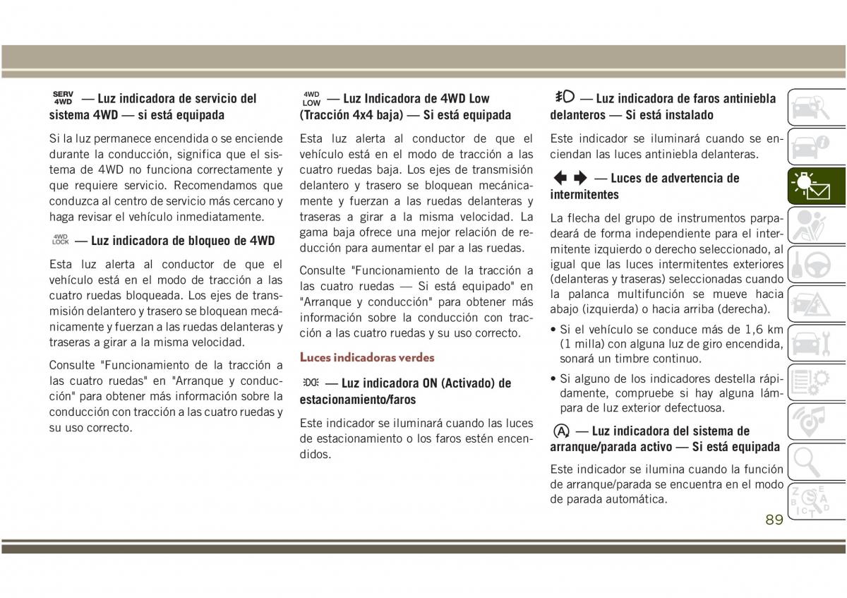 Jeep Compass II 2 manual del propietario / page 91