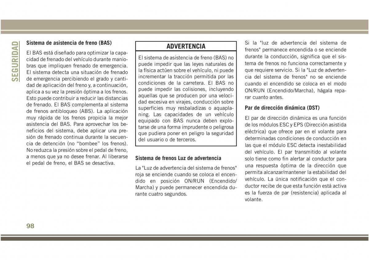 Jeep Compass II 2 manual del propietario / page 100