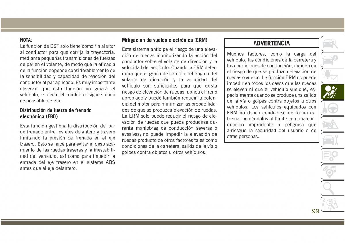 Jeep Compass II 2 manual del propietario / page 101