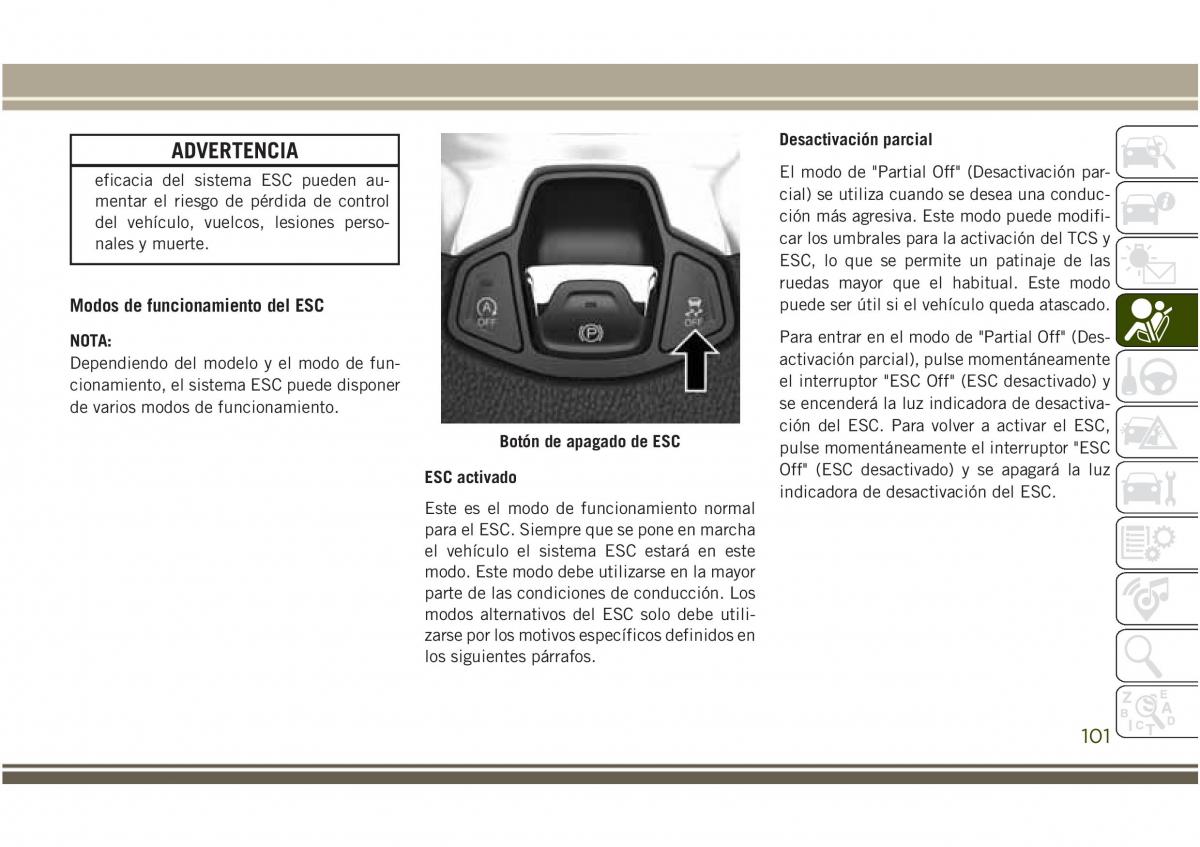 Jeep Compass II 2 manual del propietario / page 103