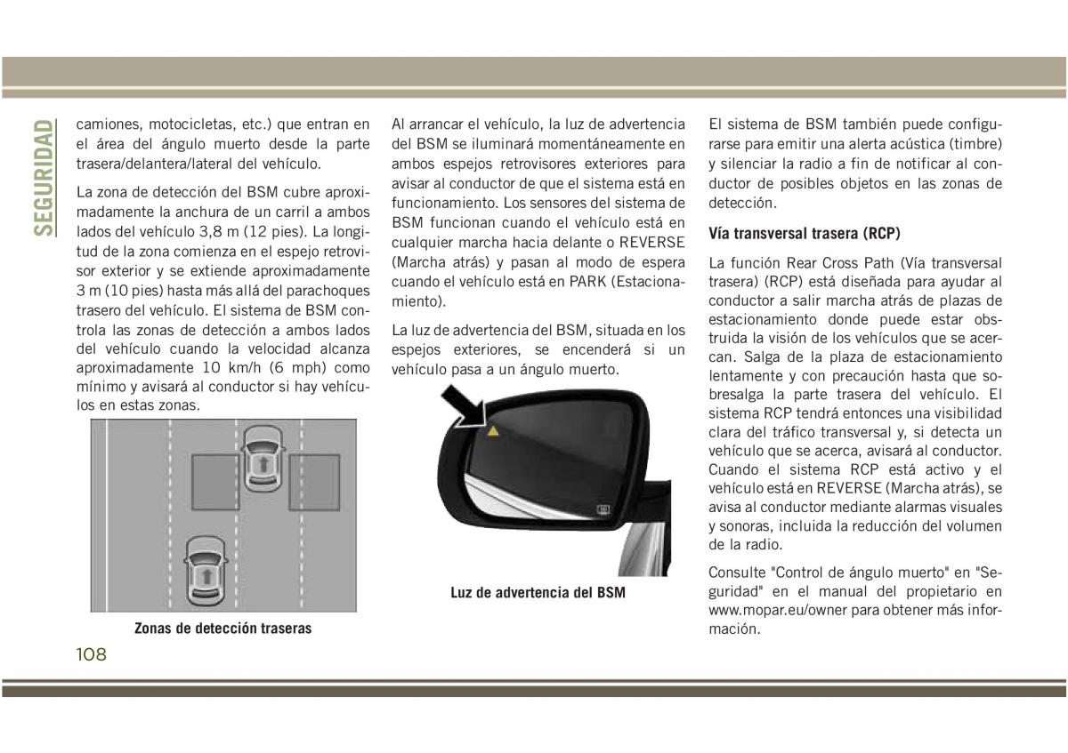 Jeep Compass II 2 manual del propietario / page 110