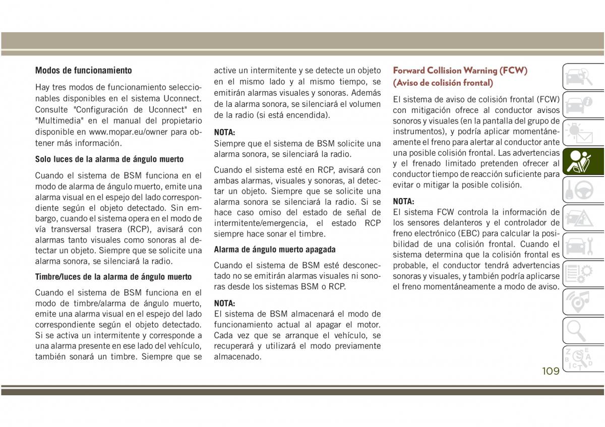 Jeep Compass II 2 manual del propietario / page 111