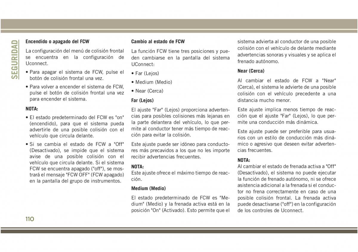 Jeep Compass II 2 manual del propietario / page 112