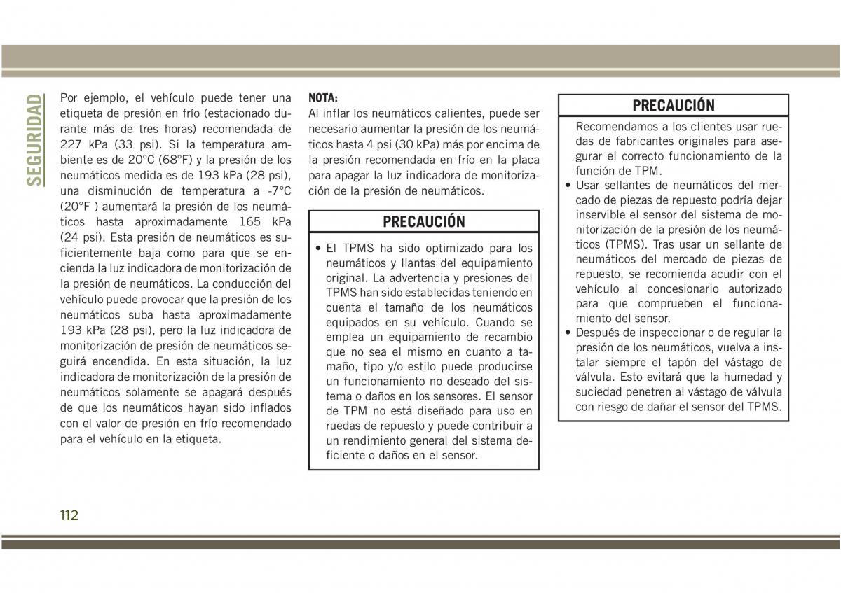 Jeep Compass II 2 manual del propietario / page 114