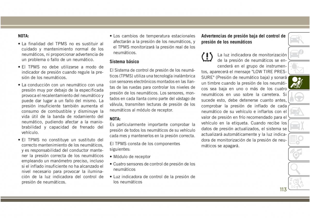 Jeep Compass II 2 manual del propietario / page 115