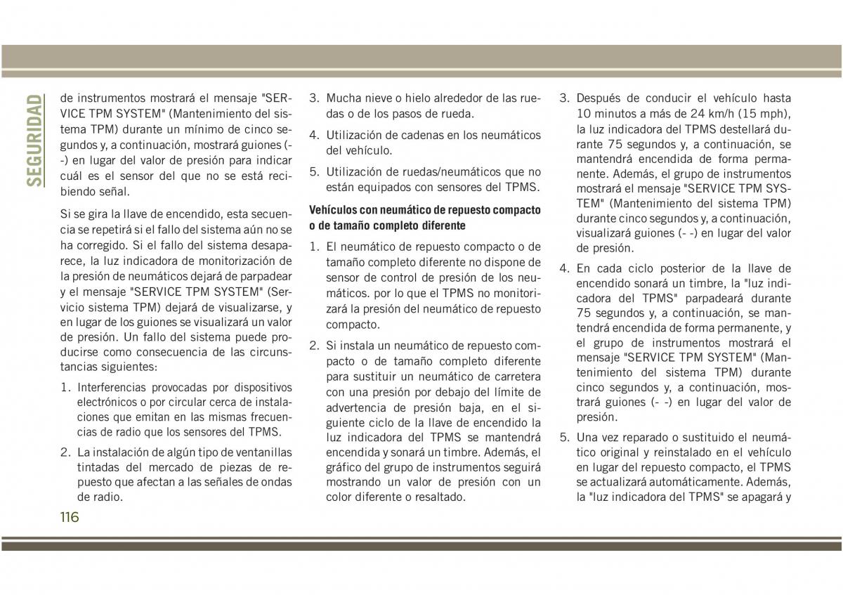 Jeep Compass II 2 manual del propietario / page 118