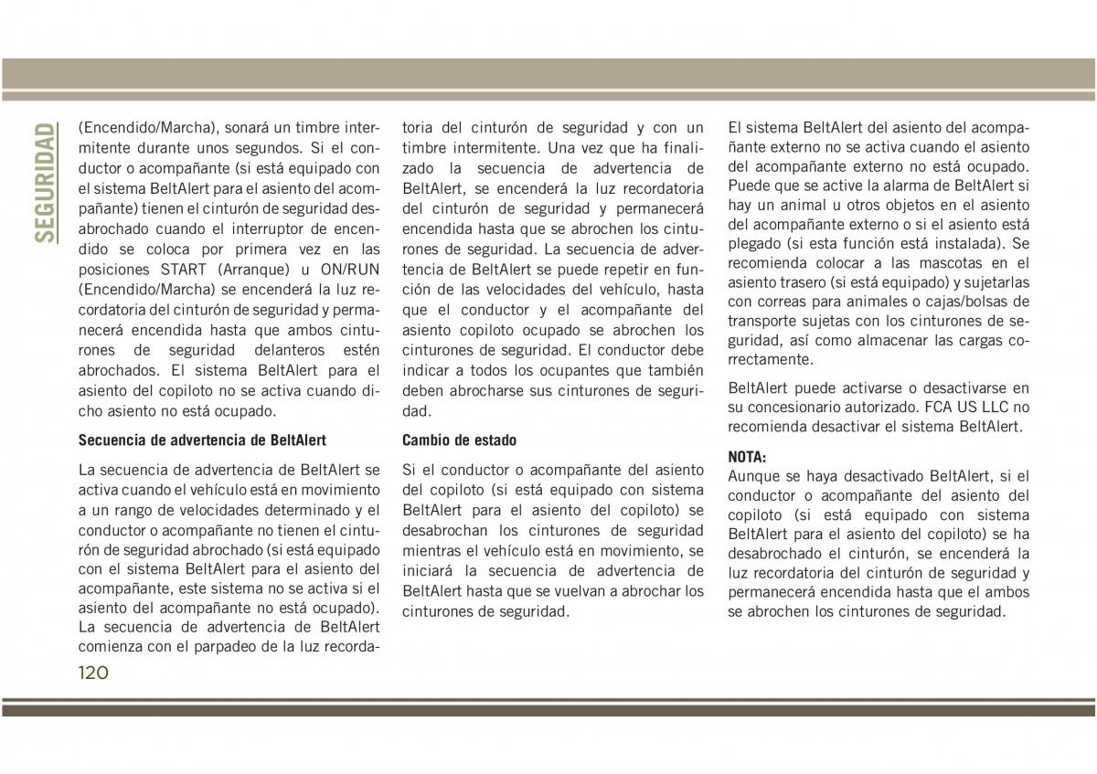 Jeep Compass II 2 manual del propietario / page 122