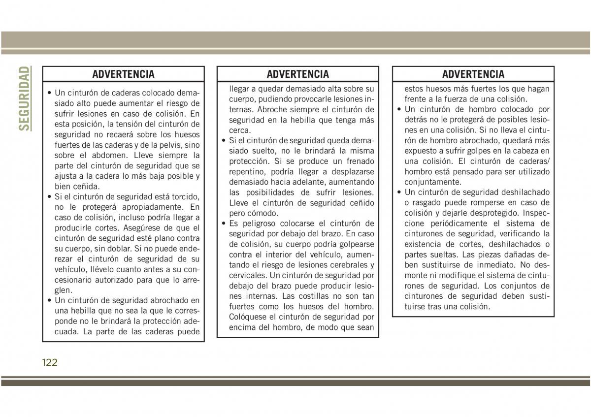 Jeep Compass II 2 manual del propietario / page 124