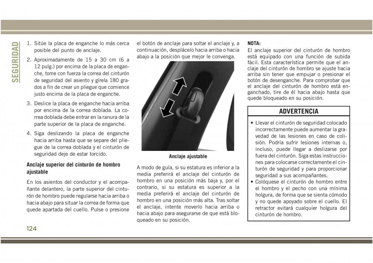 Jeep Compass II 2 manual del propietario / page 126