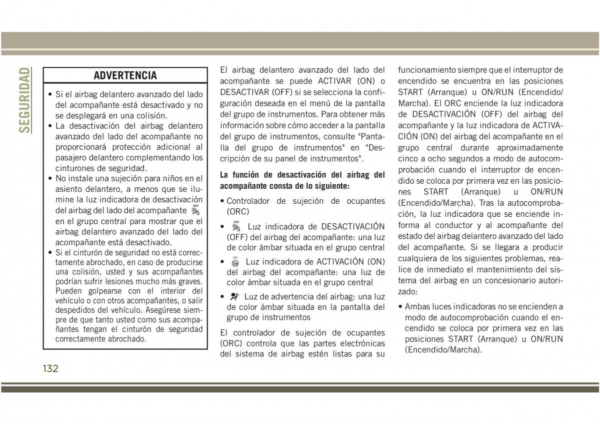 Jeep Compass II 2 manual del propietario / page 134