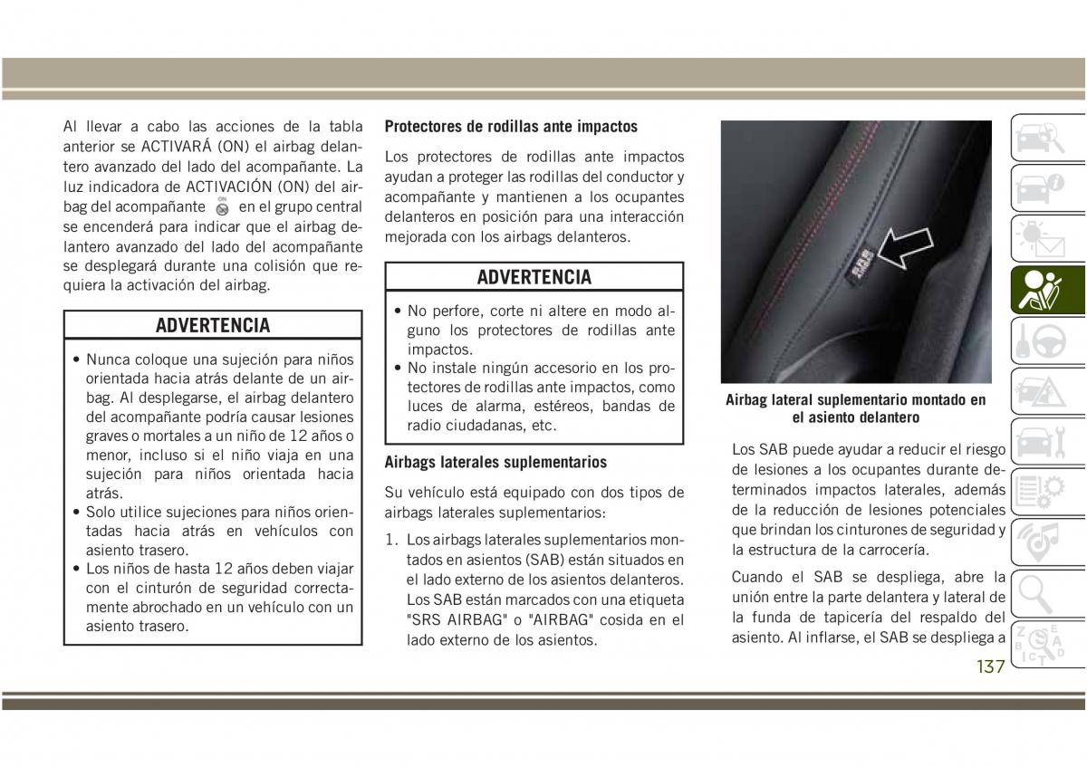 Jeep Compass II 2 manual del propietario / page 139