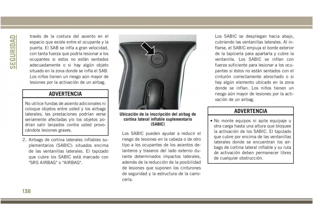 Jeep Compass II 2 manual del propietario / page 140