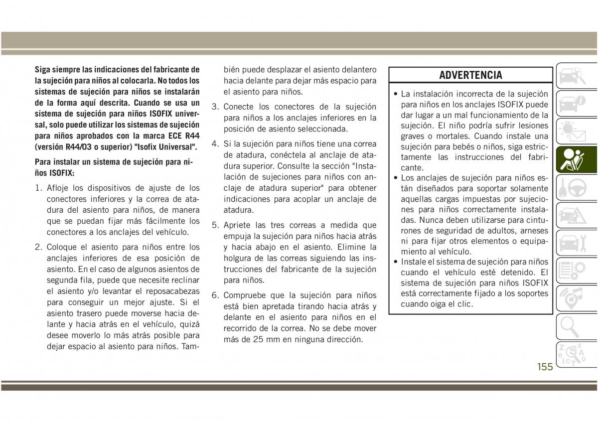 Jeep Compass II 2 manual del propietario / page 157