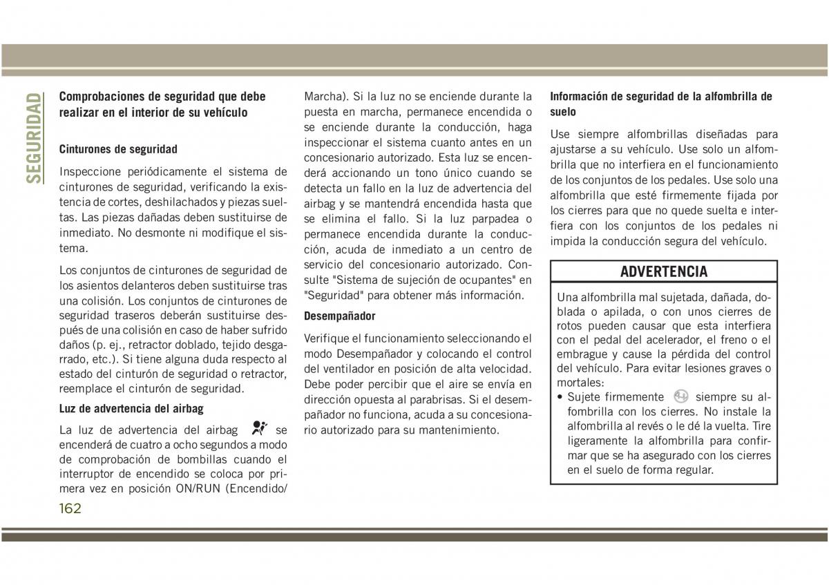 Jeep Compass II 2 manual del propietario / page 164